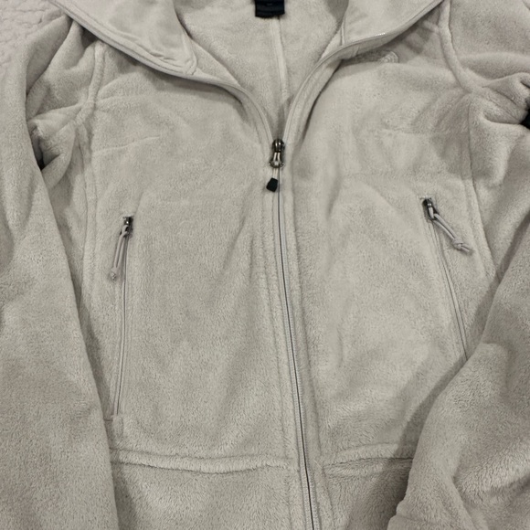 The North Face white plush fleece jacket S - Picture 4 of 7